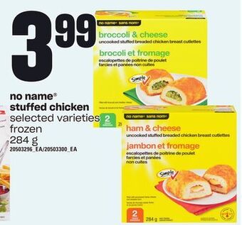 Zehrs Markets No name® stuffed chicken, 284 g offer