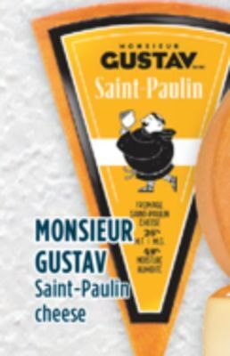 Marché Adonis Monsieur gustav saint-paulin cheese offer