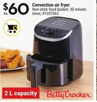 Giant Tiger Betty crocker convection air fryer offer