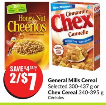 FreshCo General mills cereal selected 300-437 g or chex cereal 340-395 g offer