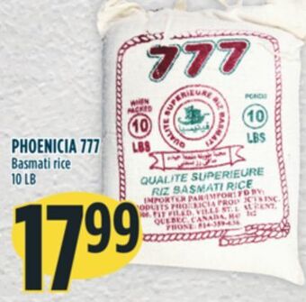 Marché Adonis Phoenicia 777 basmati rice offer