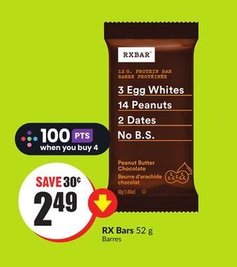 FreshCo Rx bars 52 g offer