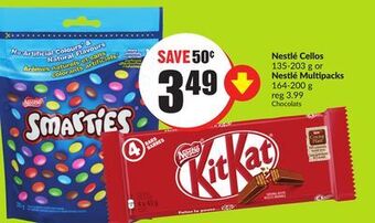 FreshCo Nestle cellos 135-203 g or nestle multipacks 164-200 g offer