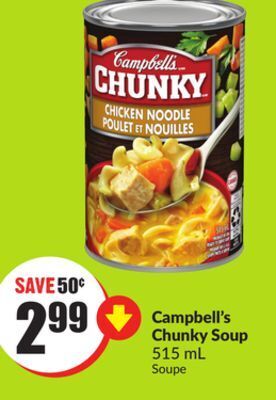 FreshCo Campbell's chunky soup 515 ml offer