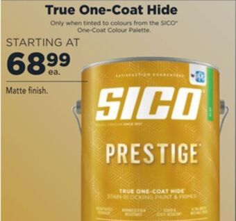 RONA Sico prestige interior paint offer