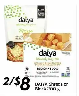 Sobeys Daiya Shreds or Block offer