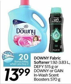 Sobeys Downy Fabric Softener offer