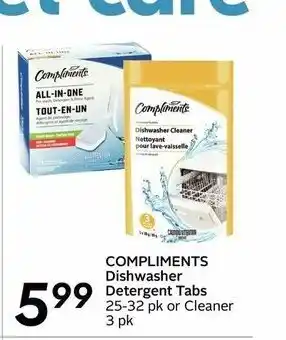 Sobeys Dishwasher Detergent Tabs offer