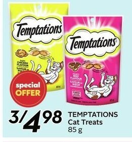 Sobeys Temptations Cat Treats offer