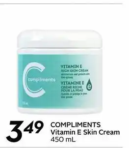 Sobeys Vitamin E Skin Cream offer