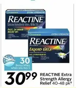 Sobeys Reactine Extra Strength Allergy Relief offer