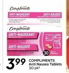 Sobeys Anti Nausea Tablets offer