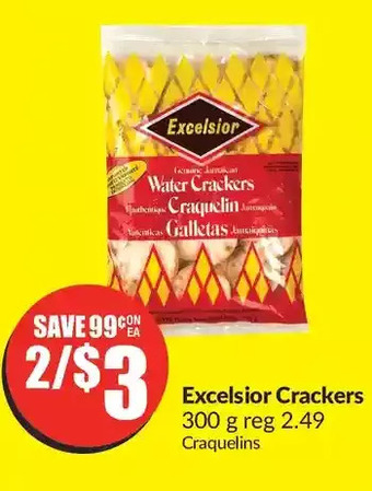 FreshCo Excelsior crackers offer