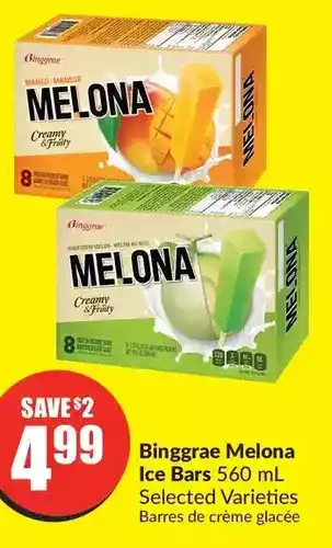 FreshCo Binggrae melona ice bars offer