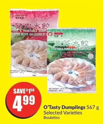 FreshCo O'tasty dumplings offer
