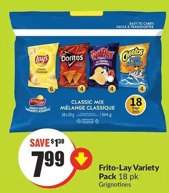 FreshCo Frito-lay variety pack offer