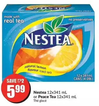 FreshCo Nestea or peace tea offer
