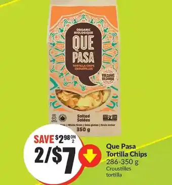 FreshCo Que pasa tortilla chips offer