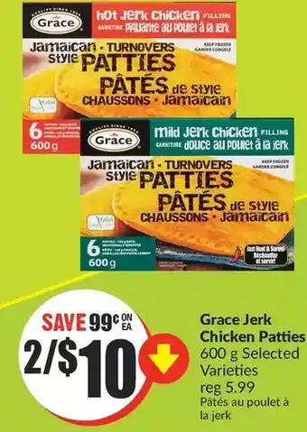 FreshCo Grace jerk chicken patties offer