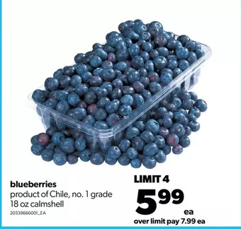 Real Canadian Superstore Blueberries offer