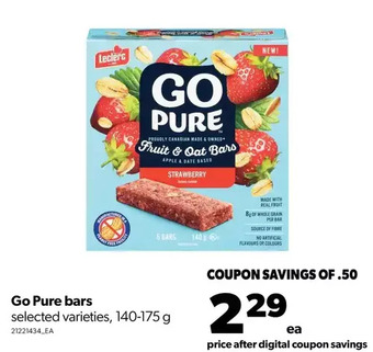 Real Canadian Superstore Go pure bars offer
