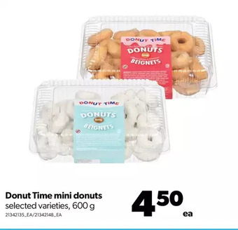 Real Canadian Superstore Donut time mini donuts offer