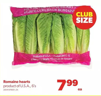 Real Canadian Superstore Romaine hearts offer