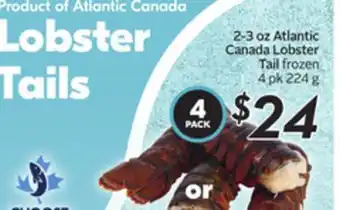Sobeys Lobster tails offer