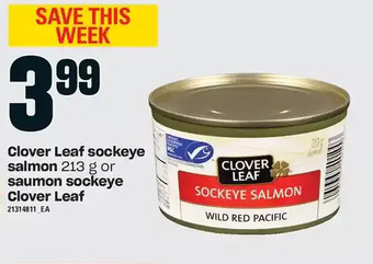 Independent Grocer Clover leaf sockeye salmon offer