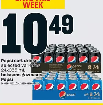Independent Grocer Pepsi soft drinks offer
