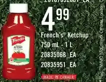 Independent Grocer French's ketchup offer