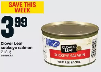 Loblaws Clover leaf sockeye salmon offer