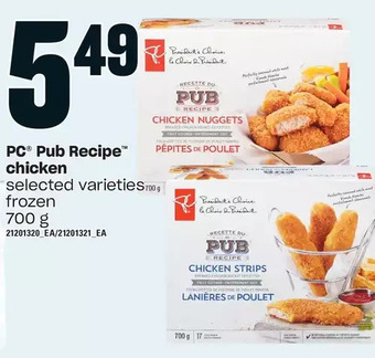 Zehrs Markets Pc pub recipe chicken offer