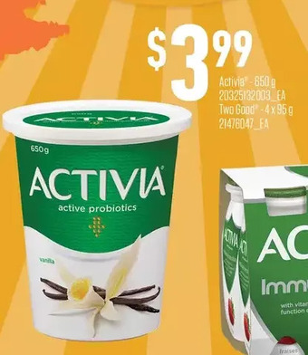 Loblaws Activia, two good offer