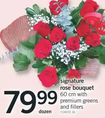 Fortinos Signature rose bouquet offer