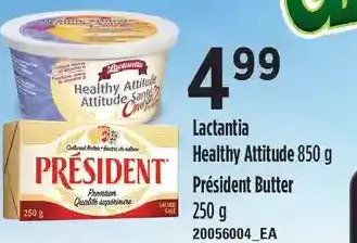 Loblaws Lactantia healthy attitude | president butter offer