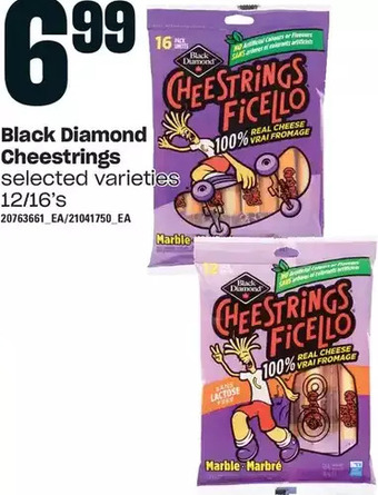 Loblaws Black diamond cheestrings offer