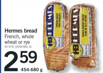 Fortinos Hermes bread offer