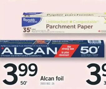 Fortinos Alcan foil offer