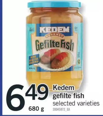 Fortinos Kedem gefilte fish offer