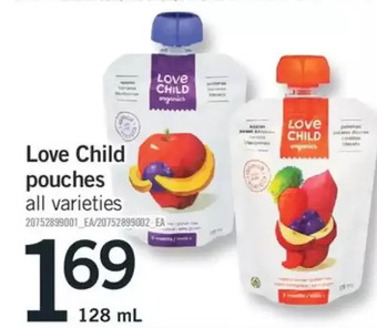 Fortinos Love child pouches offer