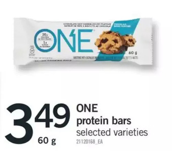 Fortinos One protein bars offer