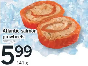 Fortinos Atlantic salmon pinwheels offer