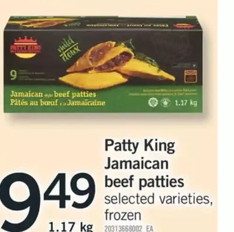 Fortinos Patty king jamaican beef patties offer