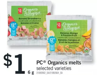 Fortinos Pc organics melts offer