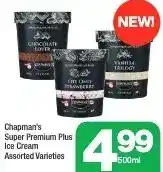 Highland Farms Chapman's super premium plus ice cream offer