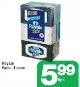 Highland Farms Royale facial tissue offer
