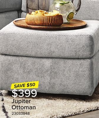 Leon's Jupiter ottoman offer