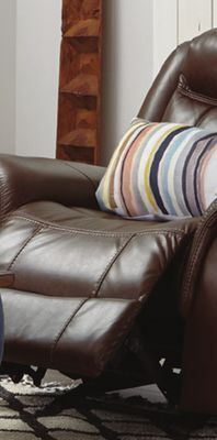 Leon's Scorpio glider recliner - whiskey brown offer