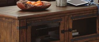 Leon's London lift-top coffee table - natural pine offer